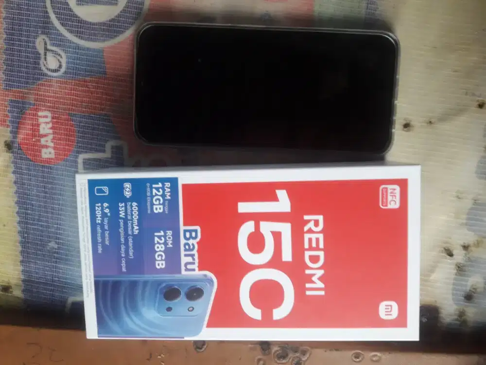Redmi 15C gres seperti baru