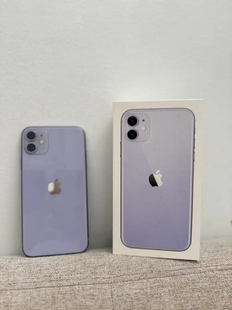 IPHONE 11 PURPLE ( 128gb ) Second IBOX