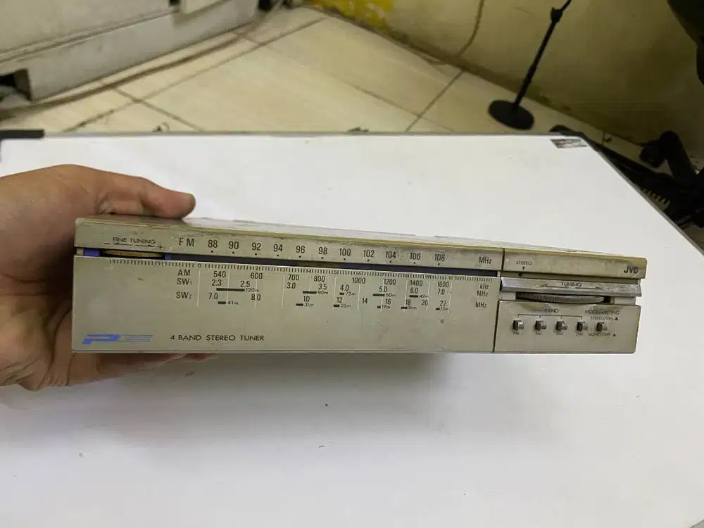 Radio Jadul 4Band Stereo TunerJVC PC-T5W JAPAN MATOT