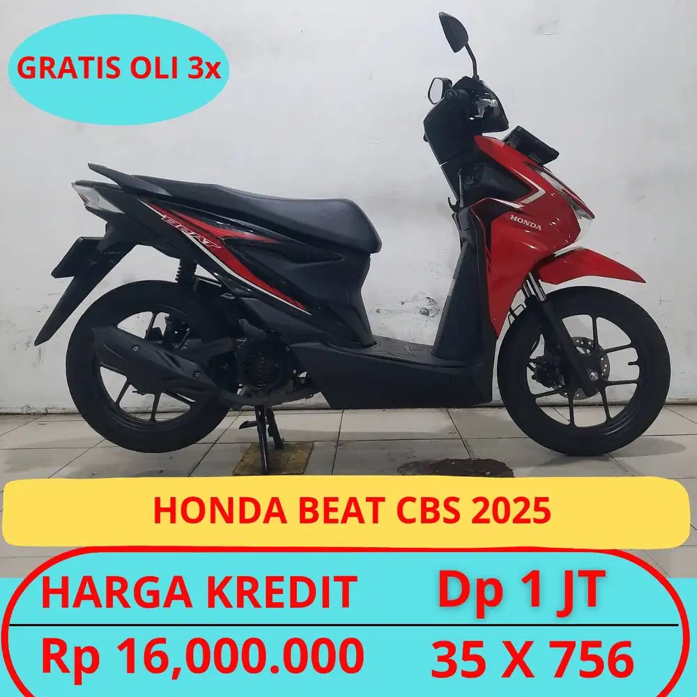 Honda Beat Cbs Garansi Mesin. Gratis Oli 3x