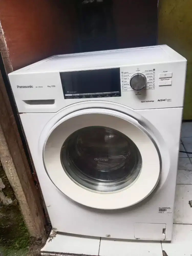 front loading panasonic 8kg orisinil