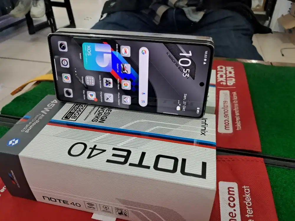 INFINIX NOTE 40 NFC Ram 8/256 gb mulus no minus lengkap