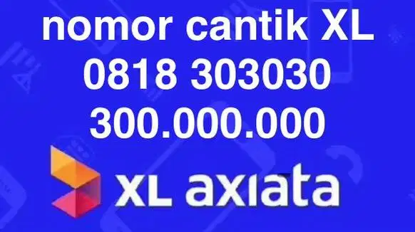 Nomor cantik XL 303030 , sim perdana prabayar telkomsel indosat