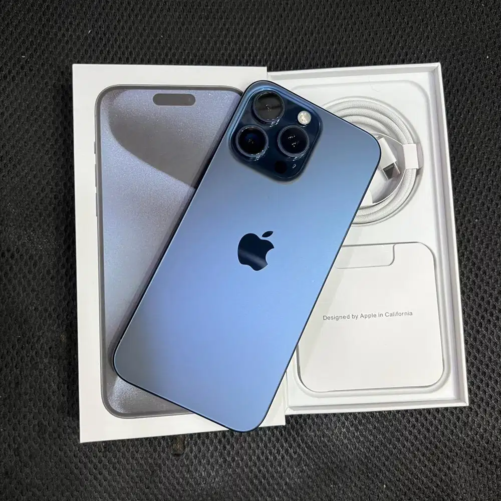 iphone 15 pro max 256 ibox mulus like new fullset