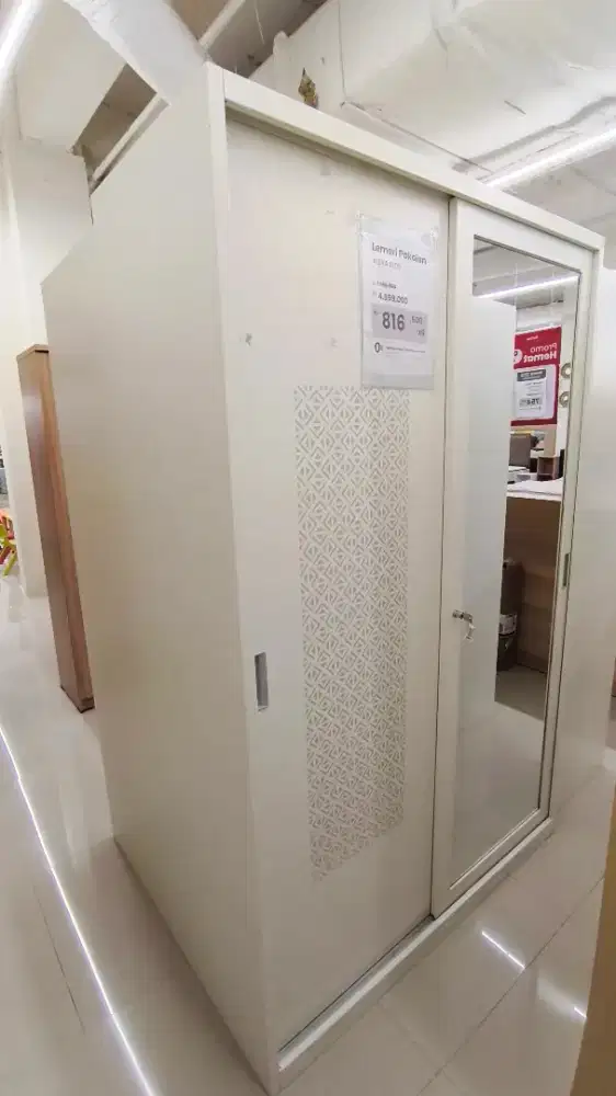 Lemari pintu sliding 2 pintu