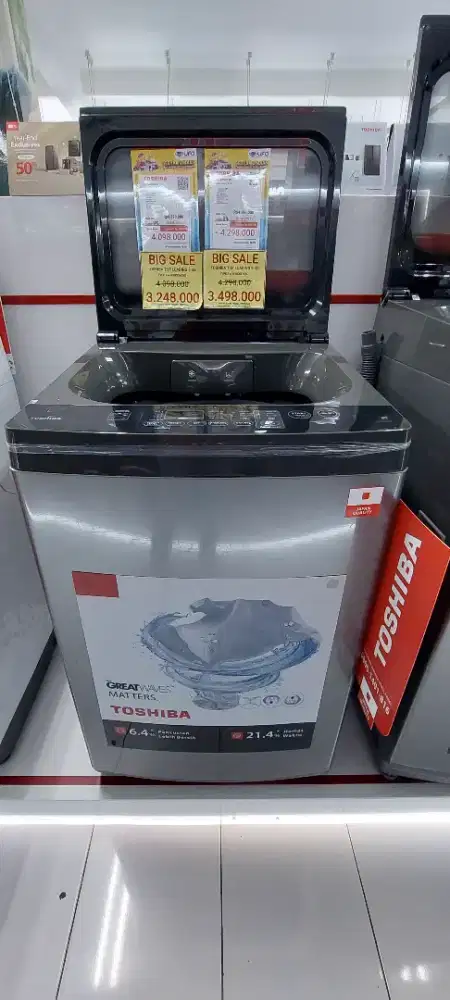 Top loading Toshiba 9KG CICIL DP 0 GRATIS 1X CICILAN