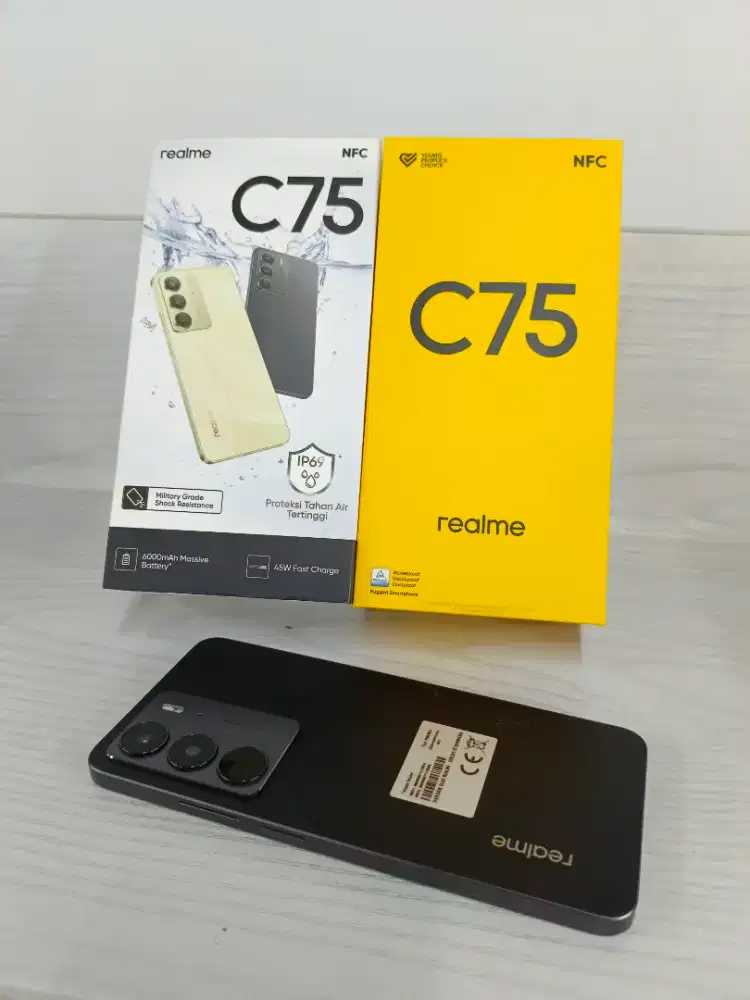 Realme C75 nfc anti air ram 8/128gb