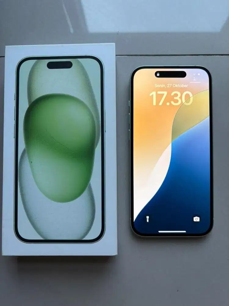 Iphone 15 128gb green ex ibox mulus