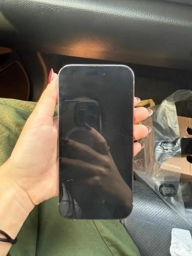 iPhone 14 Pro Gold IBOX 128GB Fullset Mulus ex Cewek