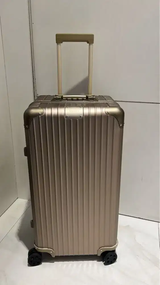 Rimowa Checkin L Koper Travel Alumunium Hardcase Box Travel Original