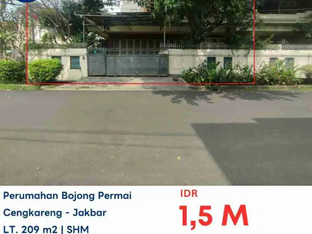 LELANG RUMAH DI PERUM BOJONG INDAH PERMAI CENGKARENG JAKARTA BARAT