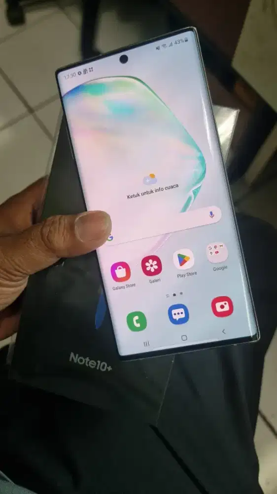 Samsung Galaxy note 10 plus 12/256 unit dan dus only