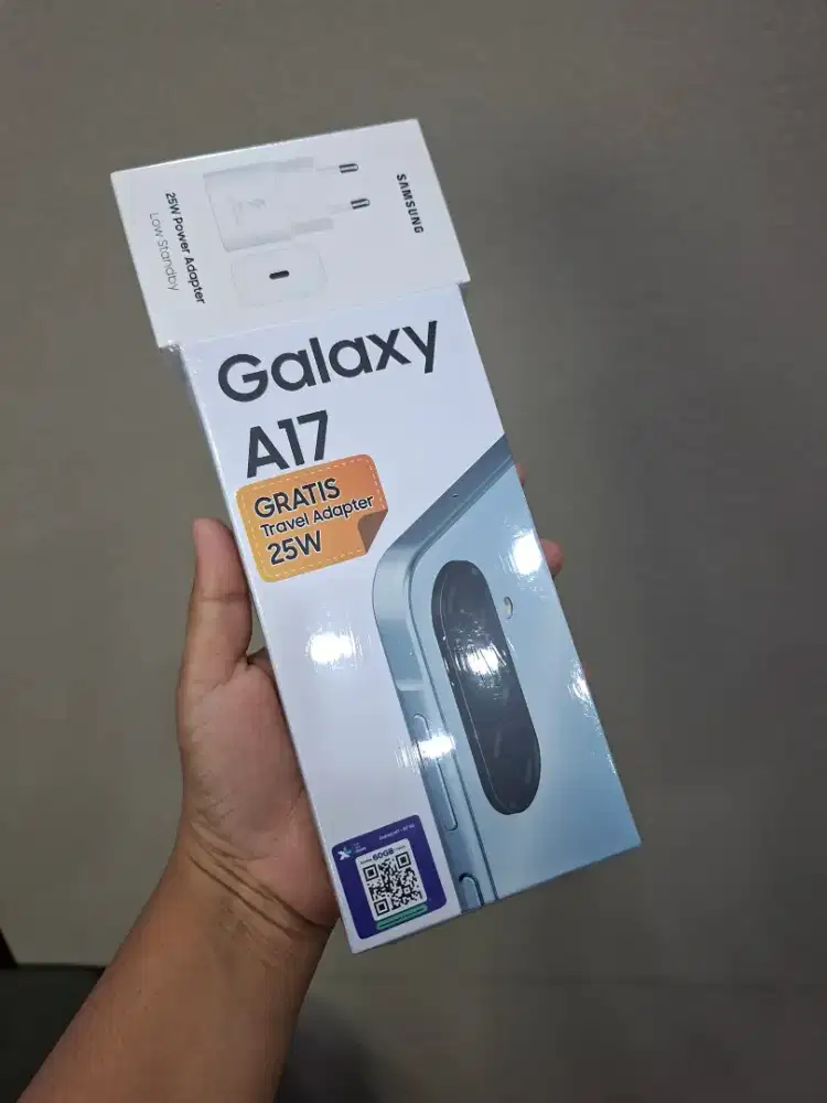 New Samsung A17 8/256GB Promo Gratis Adaptor 25w Original