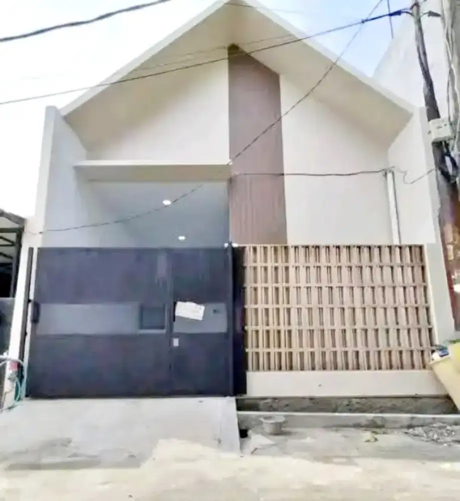 DI JUAL RUMAH MODEL SCANDINAVIAN, DI VILLA MAS INDAH, KOTA BEKASI.