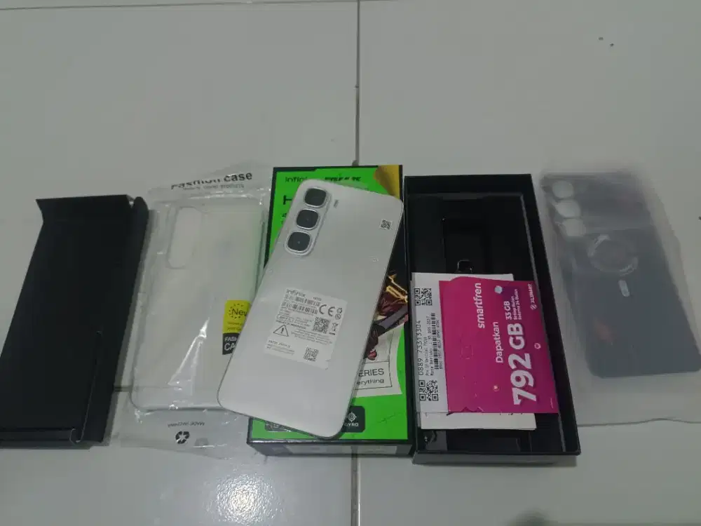 HP INFINIX TERBARU HOT 60I 8+8/256GB CUMAN DI UNBOXING