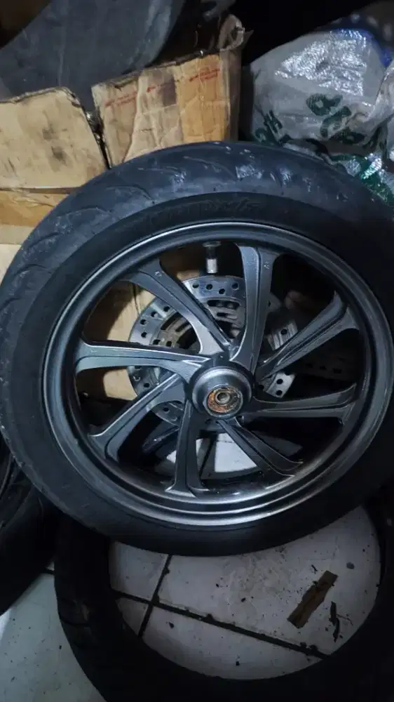 Velg pcx 150 repaint gunmetal