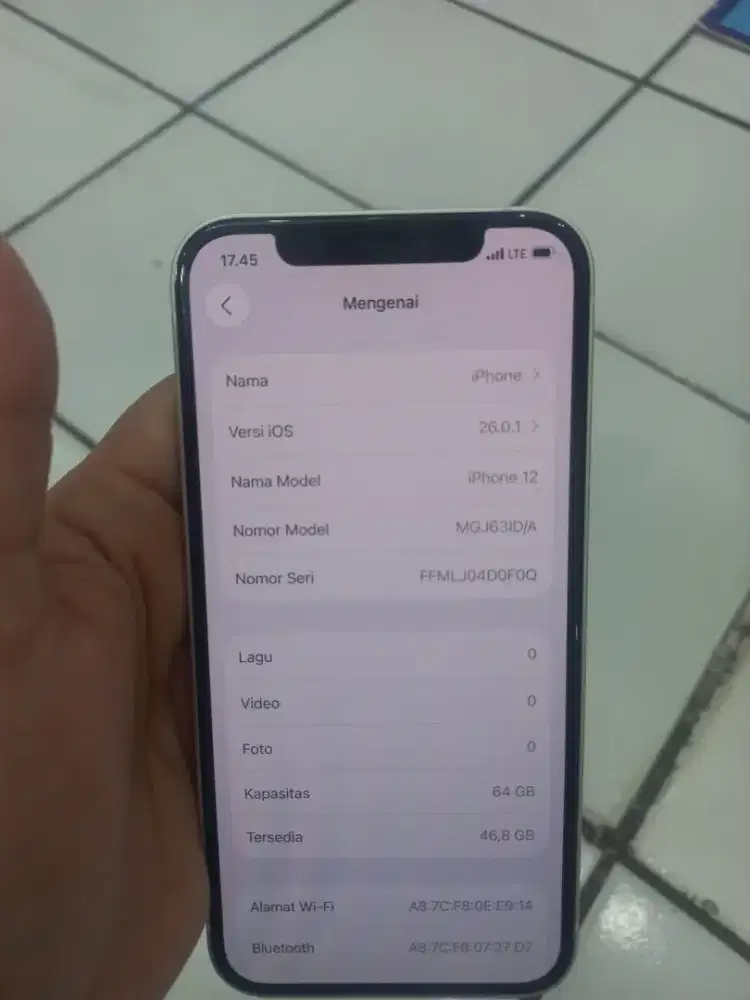 Iphone 12 64GB like new no minus