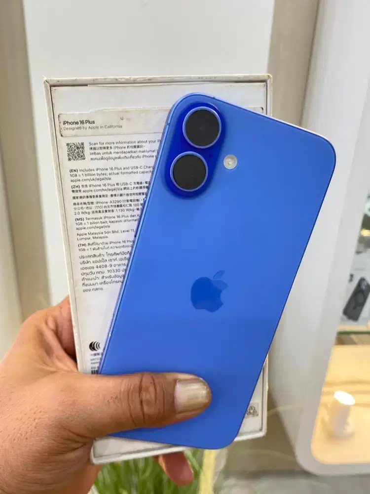 IPhone 16 plus 256 gb  resmi beacukai terdaftar setara ibox