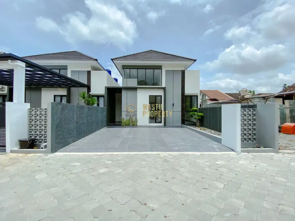 RUMAH MEWAH TANAH LUAS DALAM CLUSTER CANTIK DI NGAGLIK SLEMAN