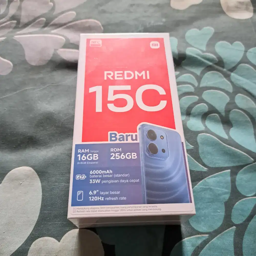 Redmi 15c 8/256 Baru garansi 15 bulan
