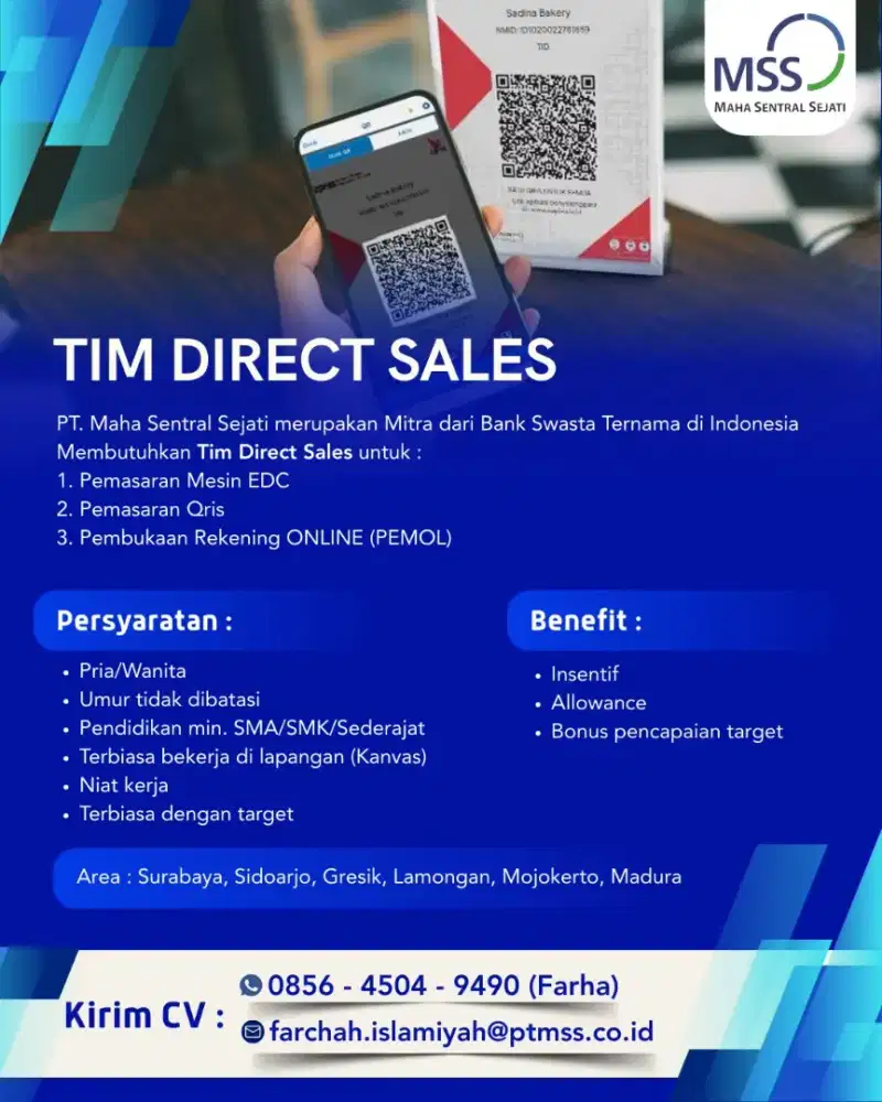 SALES EDC QRIS REKENING