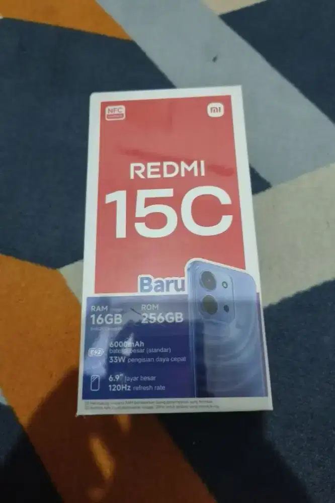 Redmi 15C 8/256 Baru Segel Garansi 15 Bulan
Jual 1.750 pas aja