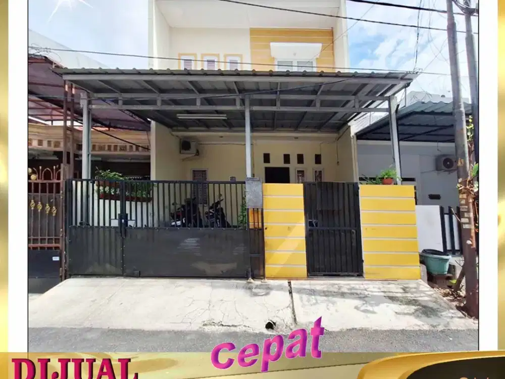 DIJUAL CEPAT RUMAH 2 Lantai di Perumahan Kosambi Baru Kosambi Cengkareng - Jakarta Barat