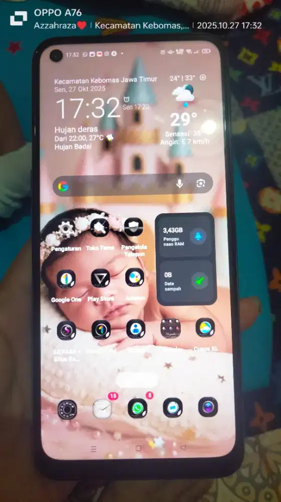 oppo A54 ram 4/128