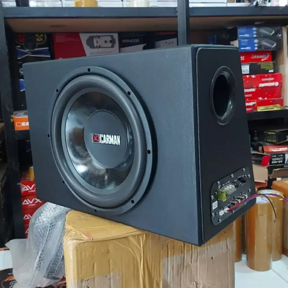 Subwoofer aktif carman + pasang