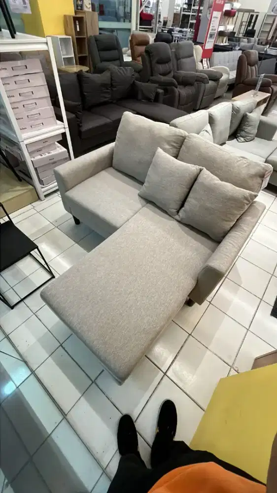 Sofa L 2 dudukan murah