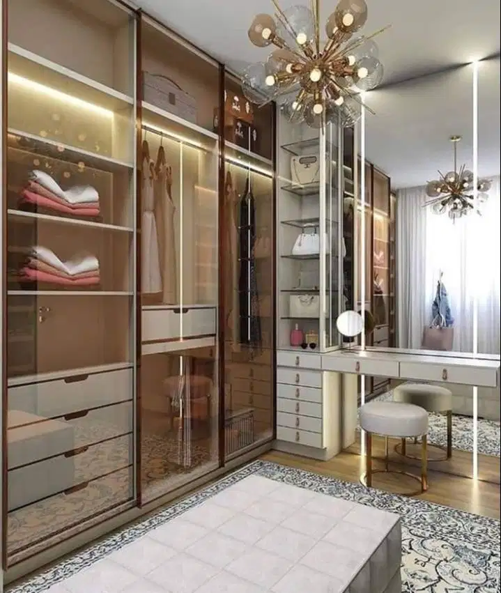 Custom Interior Kitchen Set, Backdrop TV, Lemari, Wardrobe, Kitchenset