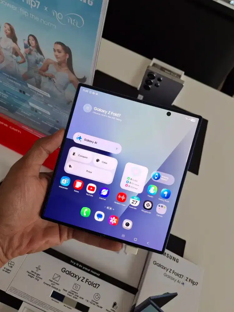 Samsung Z Fold 7 Bonus Buds3, Charger dan Garansi Kerusakan Fisik 2 Th