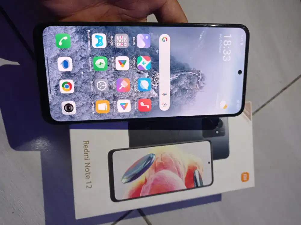 Jual cepat redmi note 12 fullset