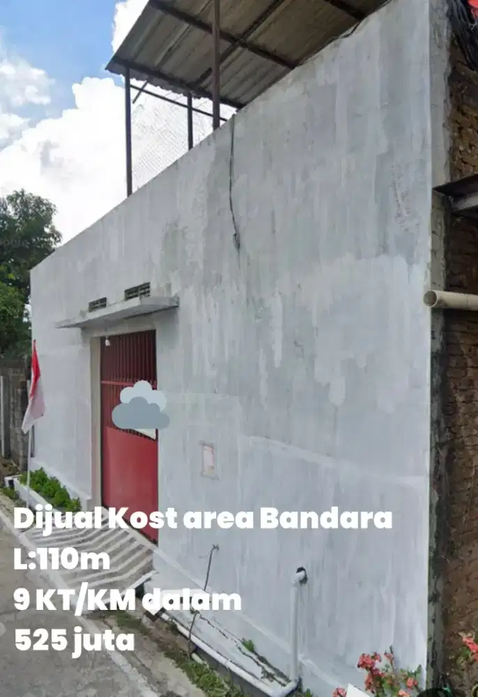 Dijual Kost deket Bandara 9KT