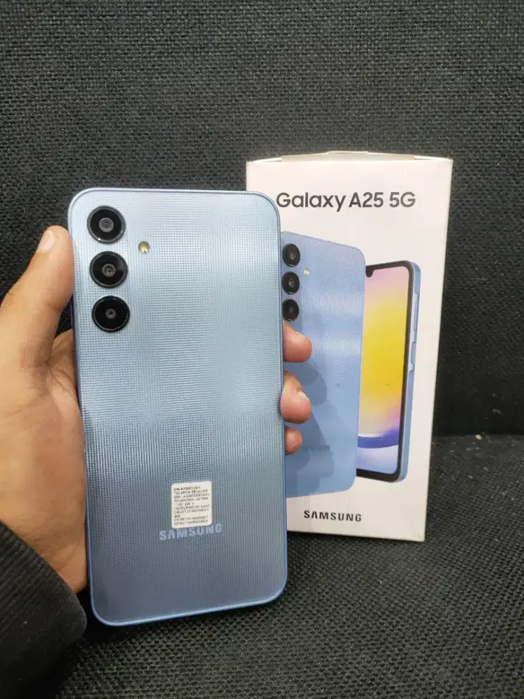 Samsung A25 5G 8/256 Garansi ON, Fullset, Mulus, Nominus, Siap Pakai