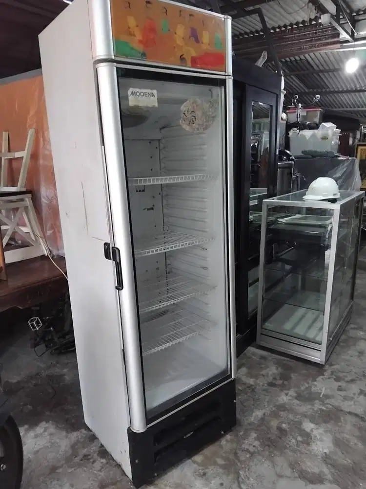 showcase 4 tingkat Modena 410 liter normal jaya