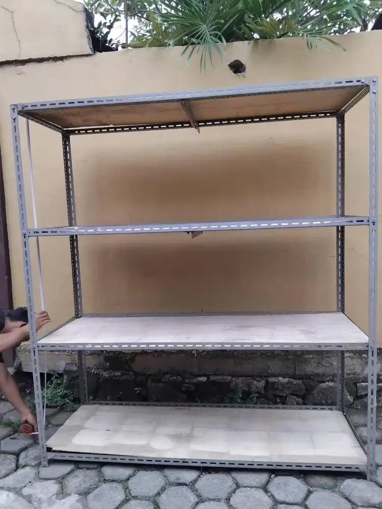 rak besi 4 tingkat murah