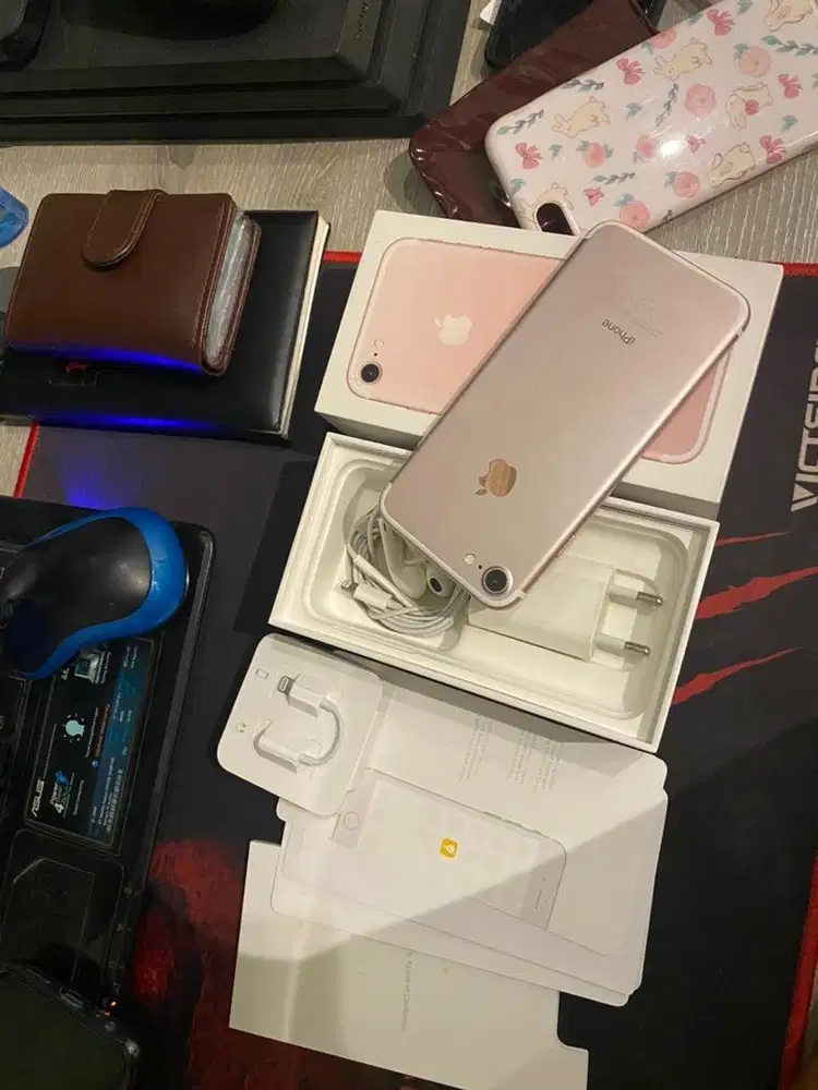 rare iphone 7 256gb ibox rosegold mulus simpanan