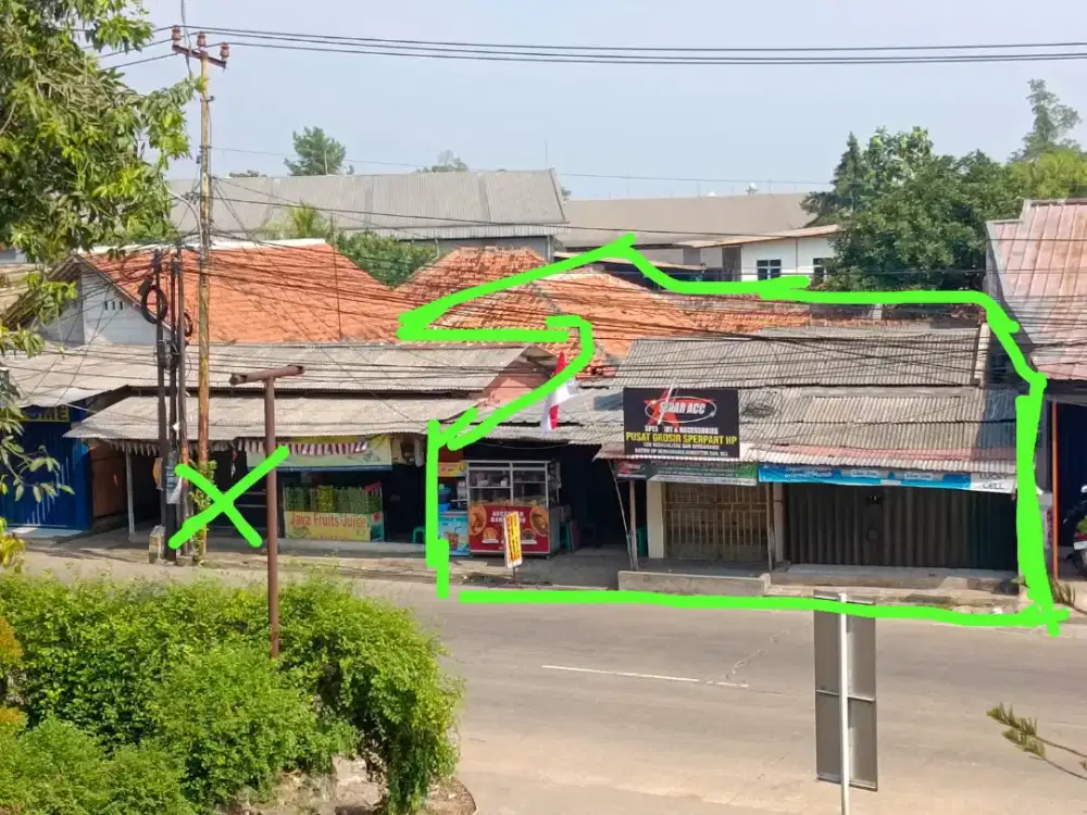 Jual Tanah Bonus Rumah Pinggir Jalan Samping ITC Cibinong