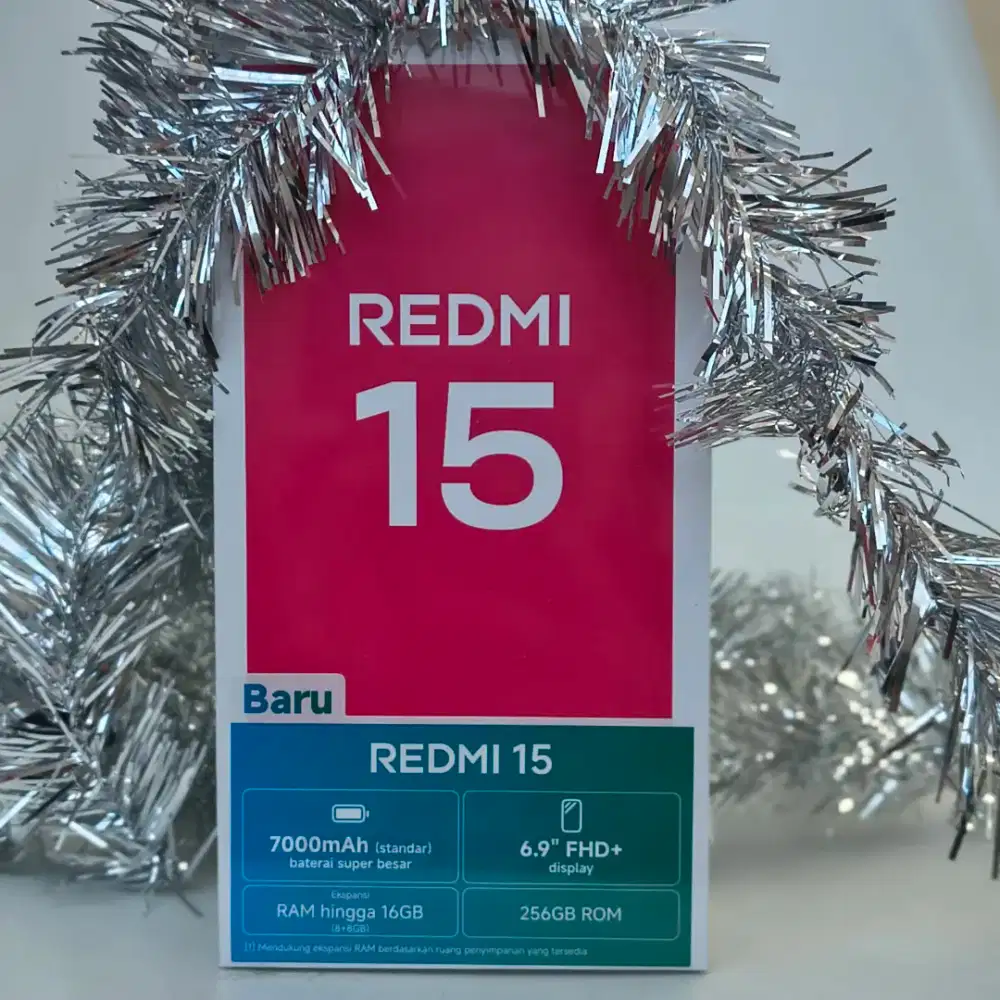 PROMO NEW REDMI 15 GARANSI XIAOMI INDONESIA!! BISA KREDIT TANPA DP!!