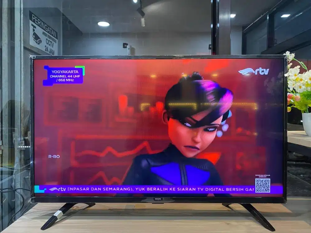 TV LED Philips 40” Digital tv - Layar Jernih, Siap Pakai