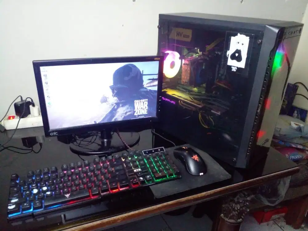 PC Gaming Fullset - Intel i5 | RX 580 | 16GB RAM | 500GB SSD