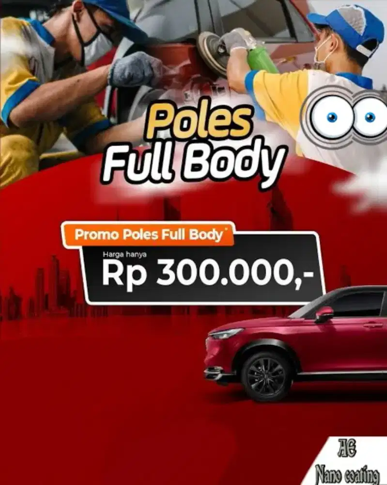 Jasa poles dan nano coating ceramic panggilan