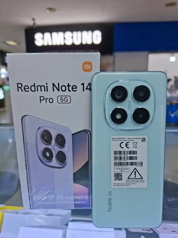 Xioami Note 14 pro 5g ram 8/256gb garansi 11 bln