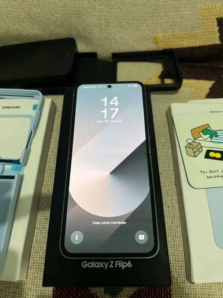 Z flip 6 256gb silver garansi ON
