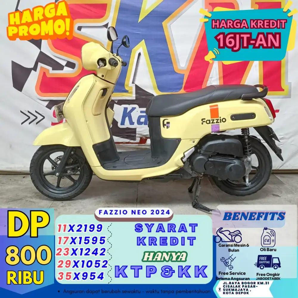 DP 800rb bawa pulang fazzio neo 2024