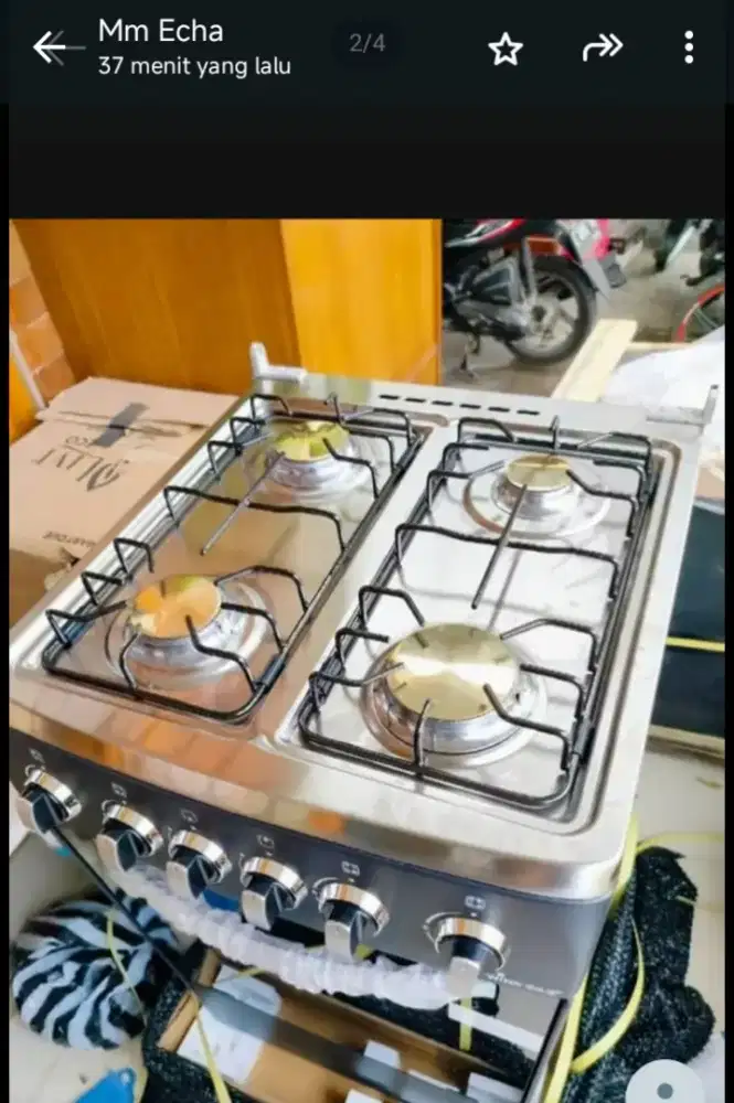 Di jual kompor 4tungku