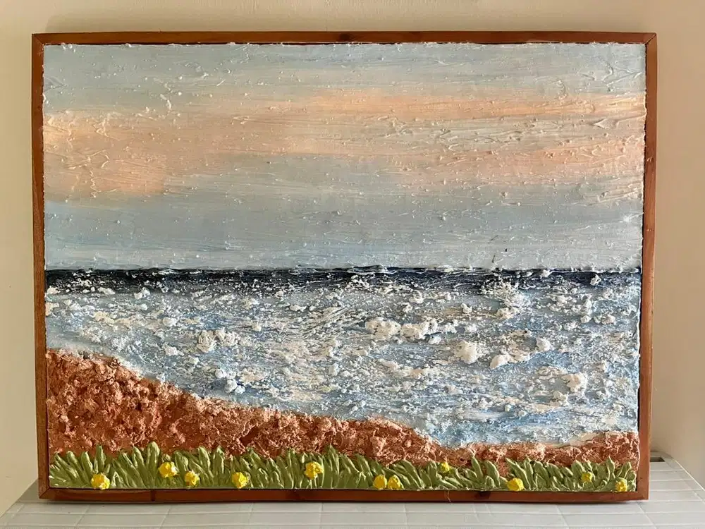 Lukisan laut dekorasi rumah