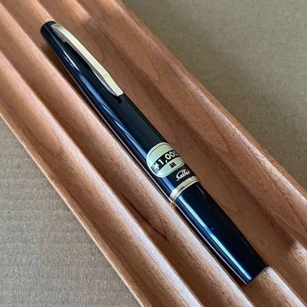 Sailor Pocket Fountain Pen Pena Mewah Pulpen Gold Plate 1980 Japan