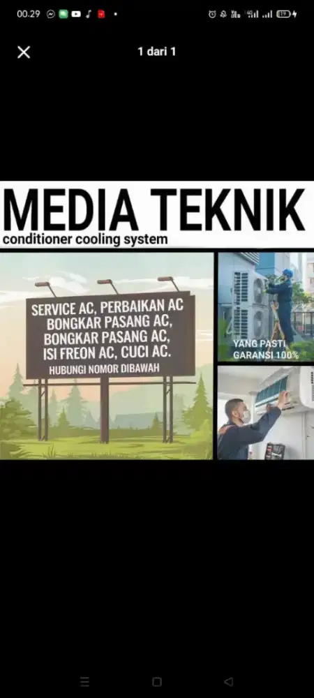 Service ac /air conditioner